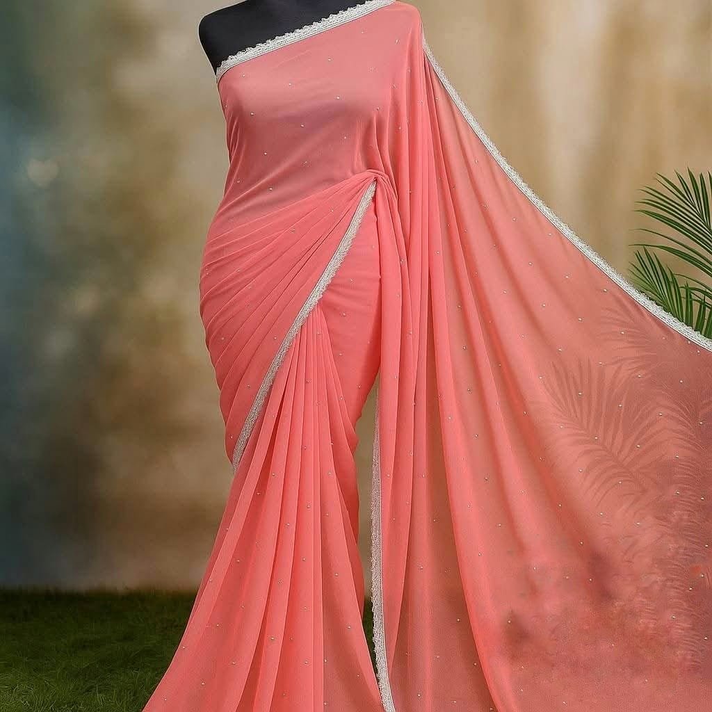 soft Georgette saree soft Georgette saree