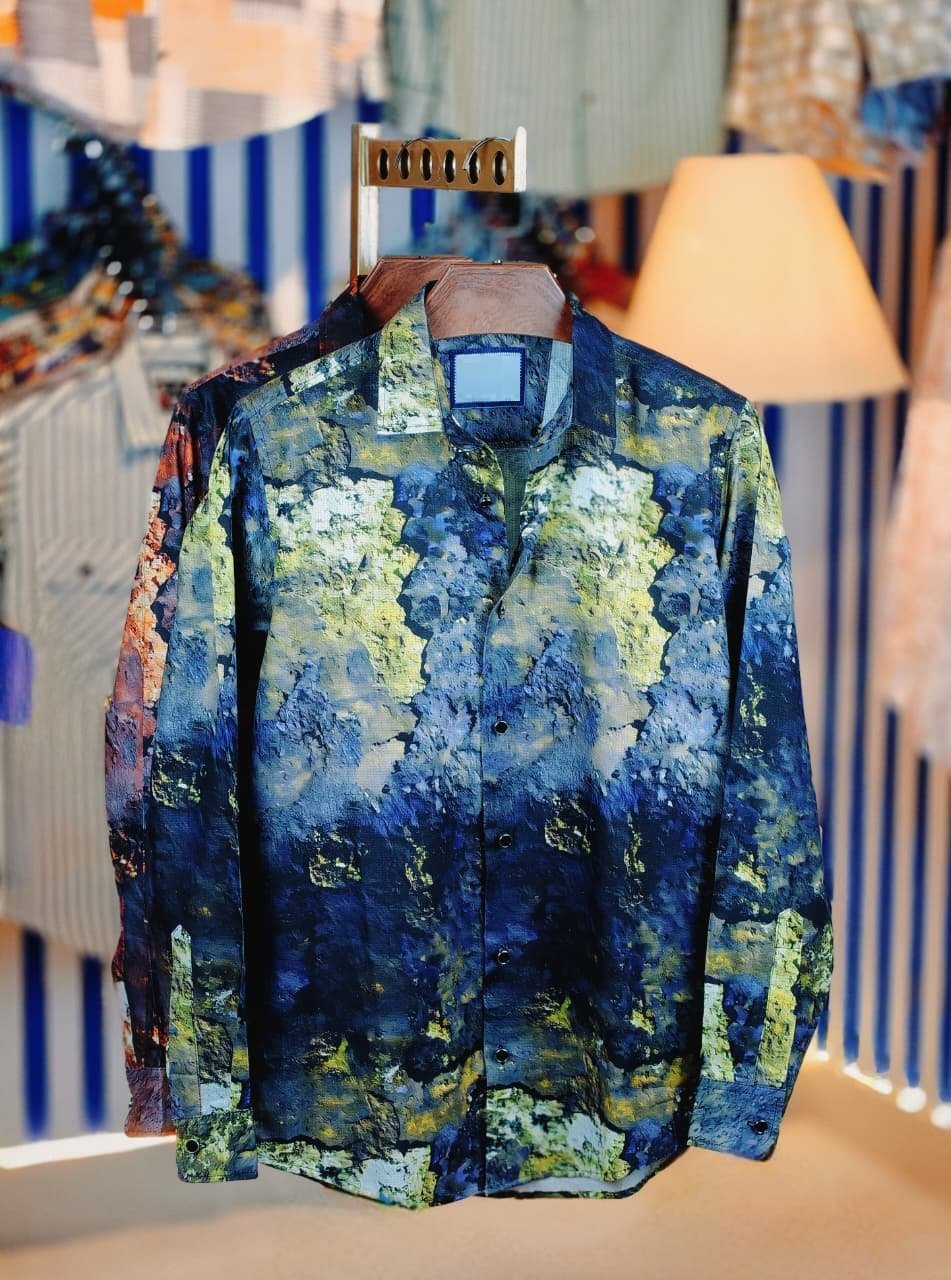 Digital Dubi Cotton Full sleeve Shirt Digital Dubi Cotton Full sleeve Shirt