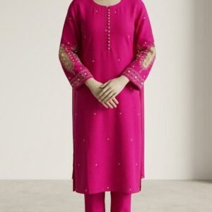 embroidery three piece